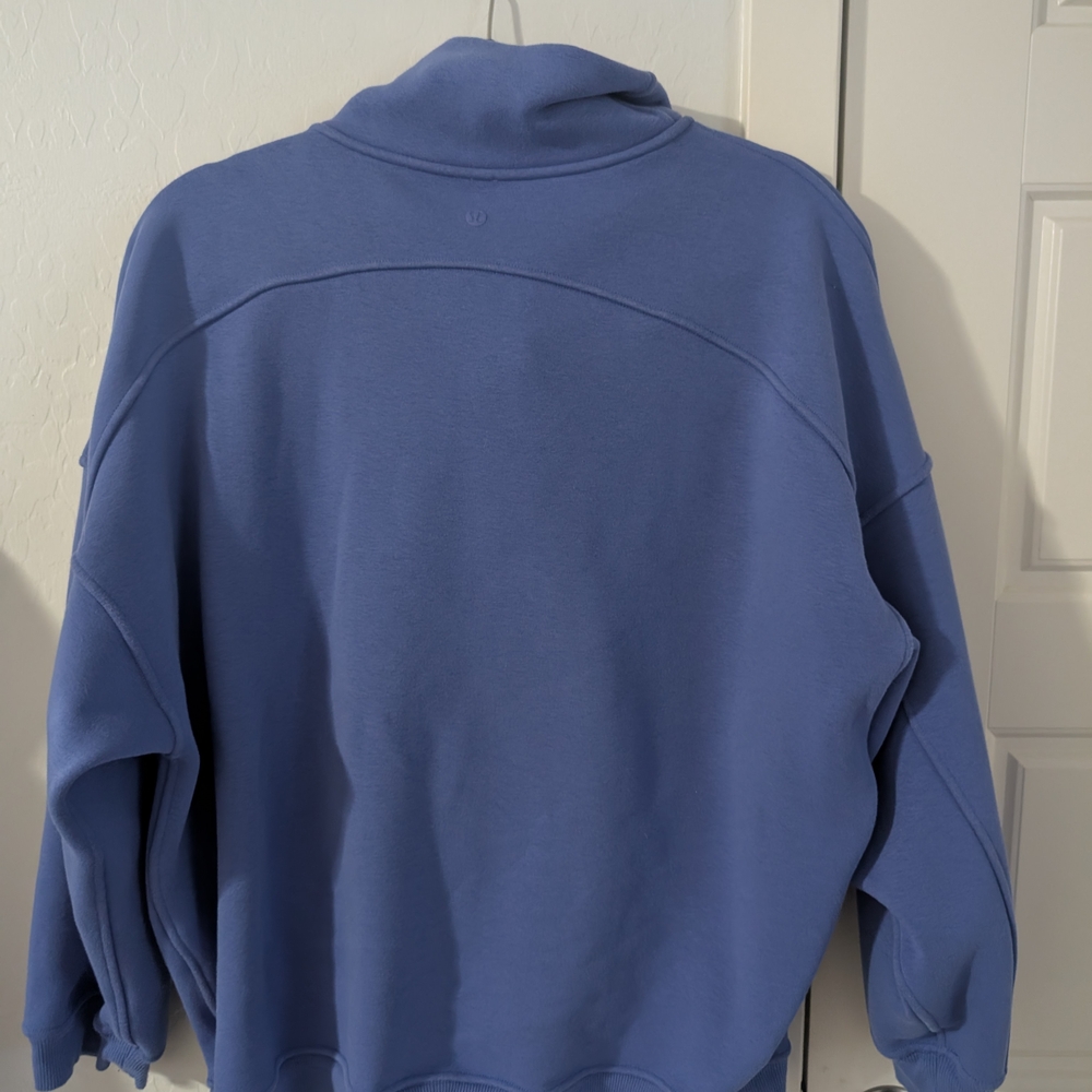 Blue Half-Zip Sweater - Picture 2 of 2